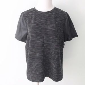 Faux Leather Tee